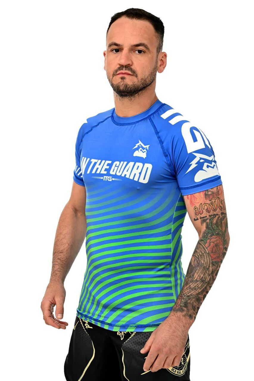Rash Guard Masculina Brasil Azul