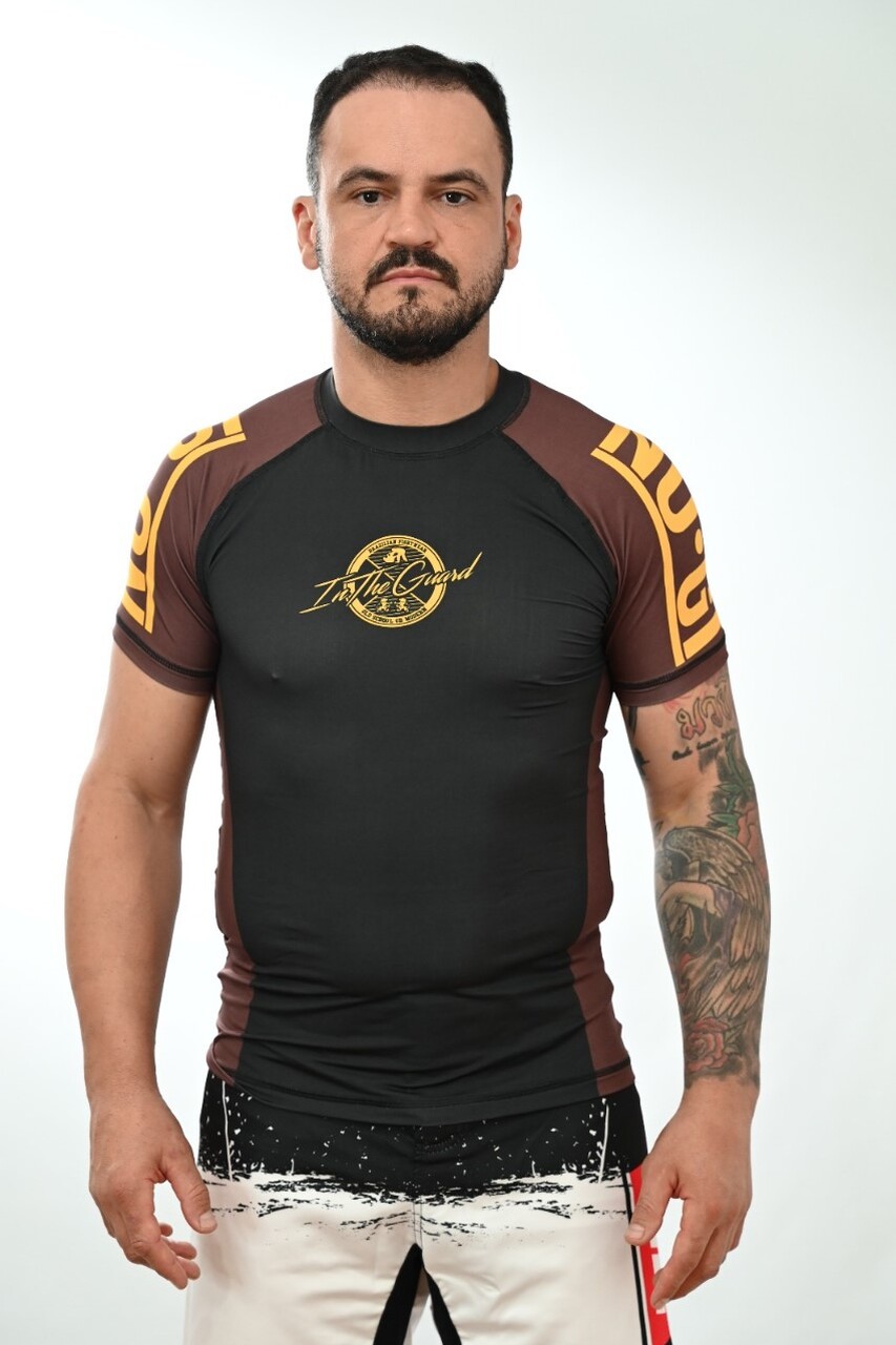 Rash Guard Masculina No-Gi  Marrom