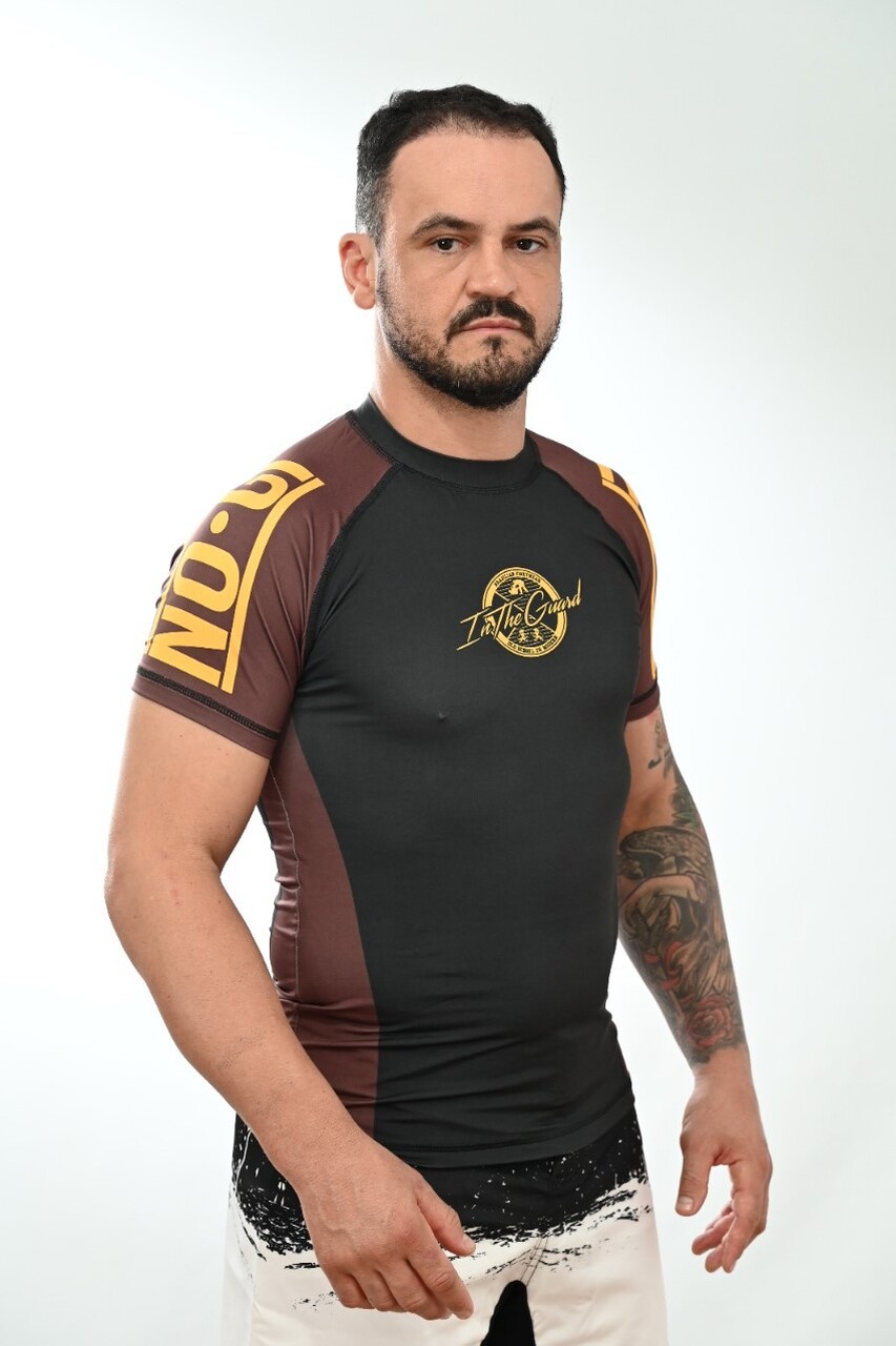 Rash Guard Masculina No-Gi  Marrom