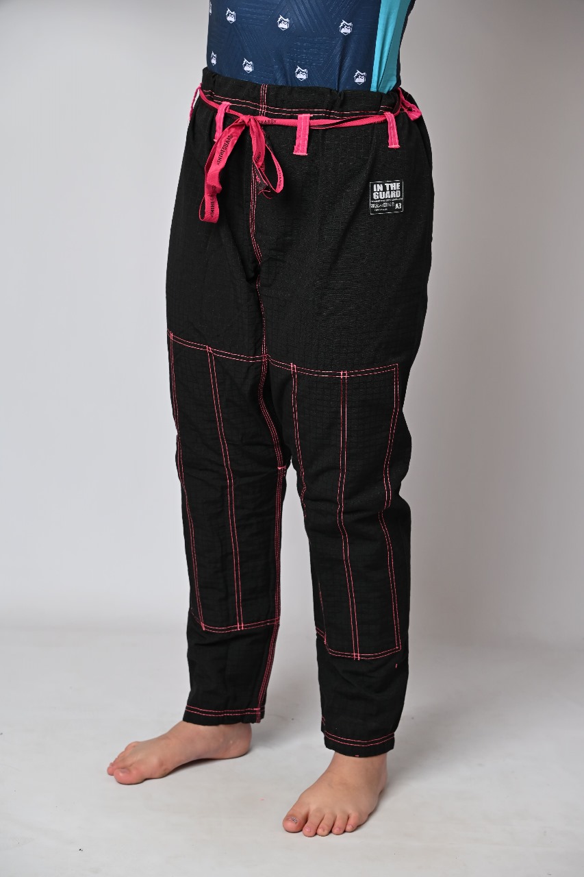 Calça Feminina  Avulsa Linhas PINK, Preta