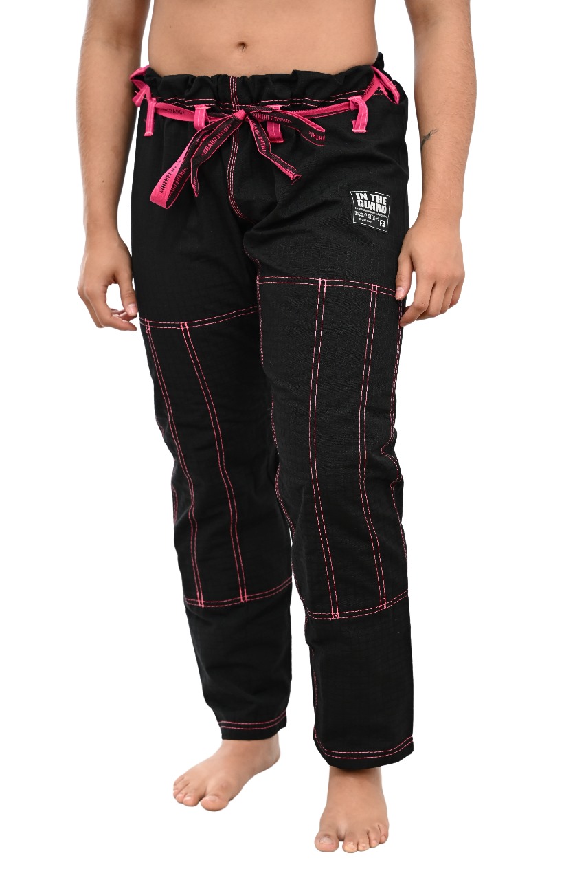 Calça Feminina  Avulsa Linhas PINK, Preta