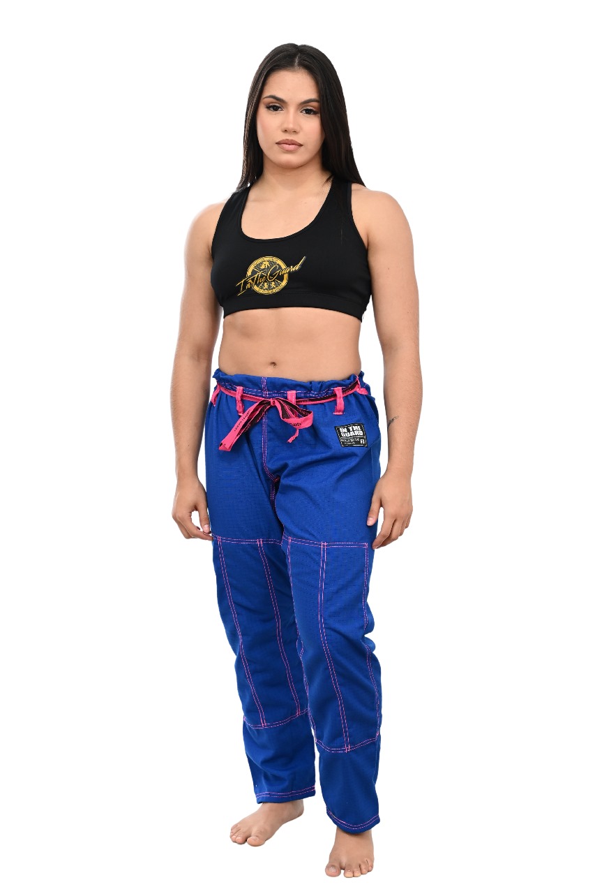 Calça Feminina  Avulsa Linhas PINK, Azul