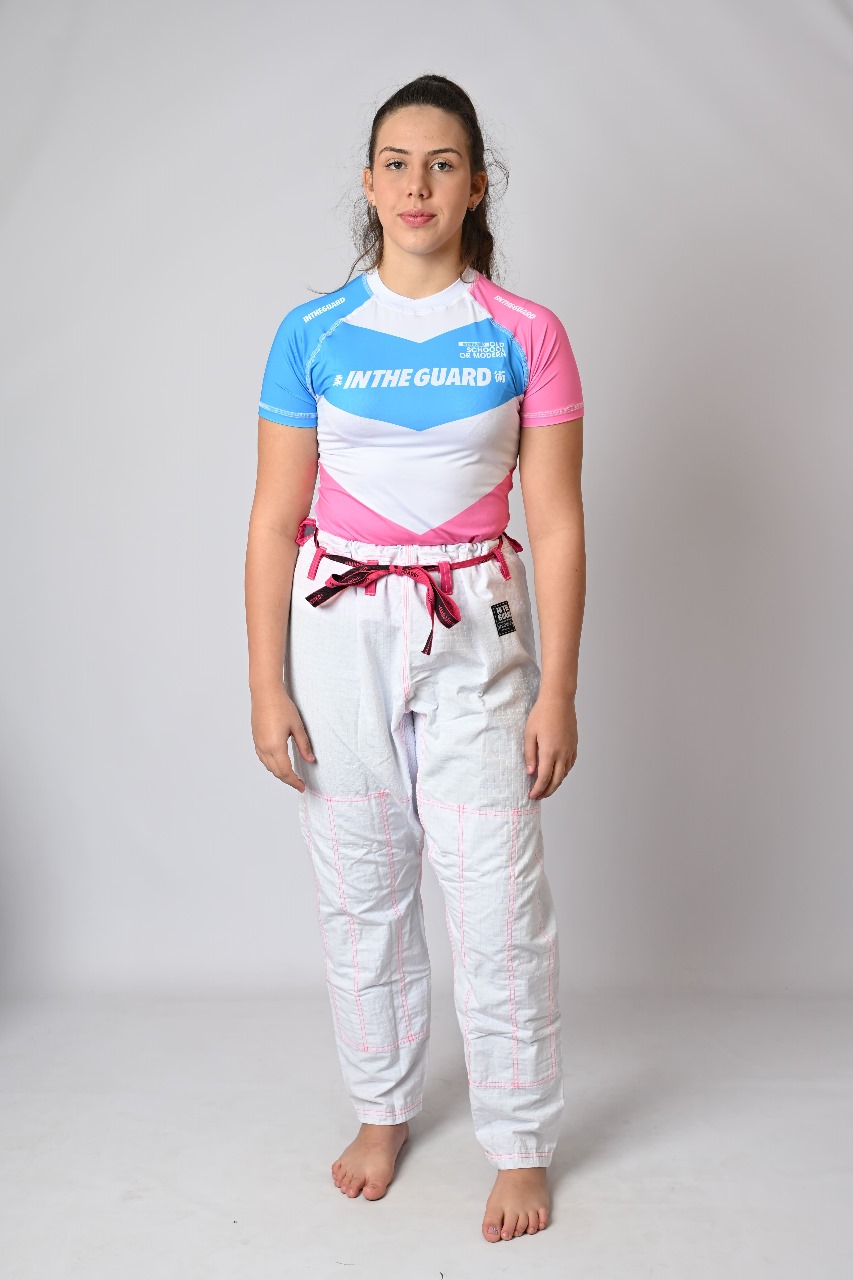 Calça Feminina  Avulsa Linhas PINK, Branco