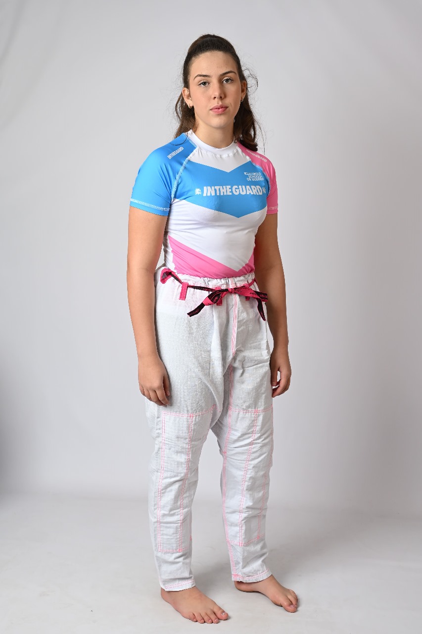 Calça Feminina  Avulsa Linhas PINK, Branco