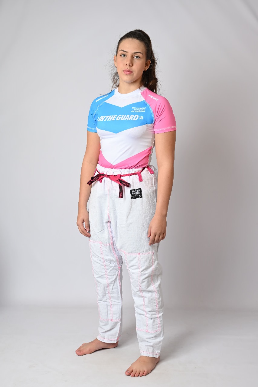 Calça Feminina  Avulsa Linhas PINK, Branco