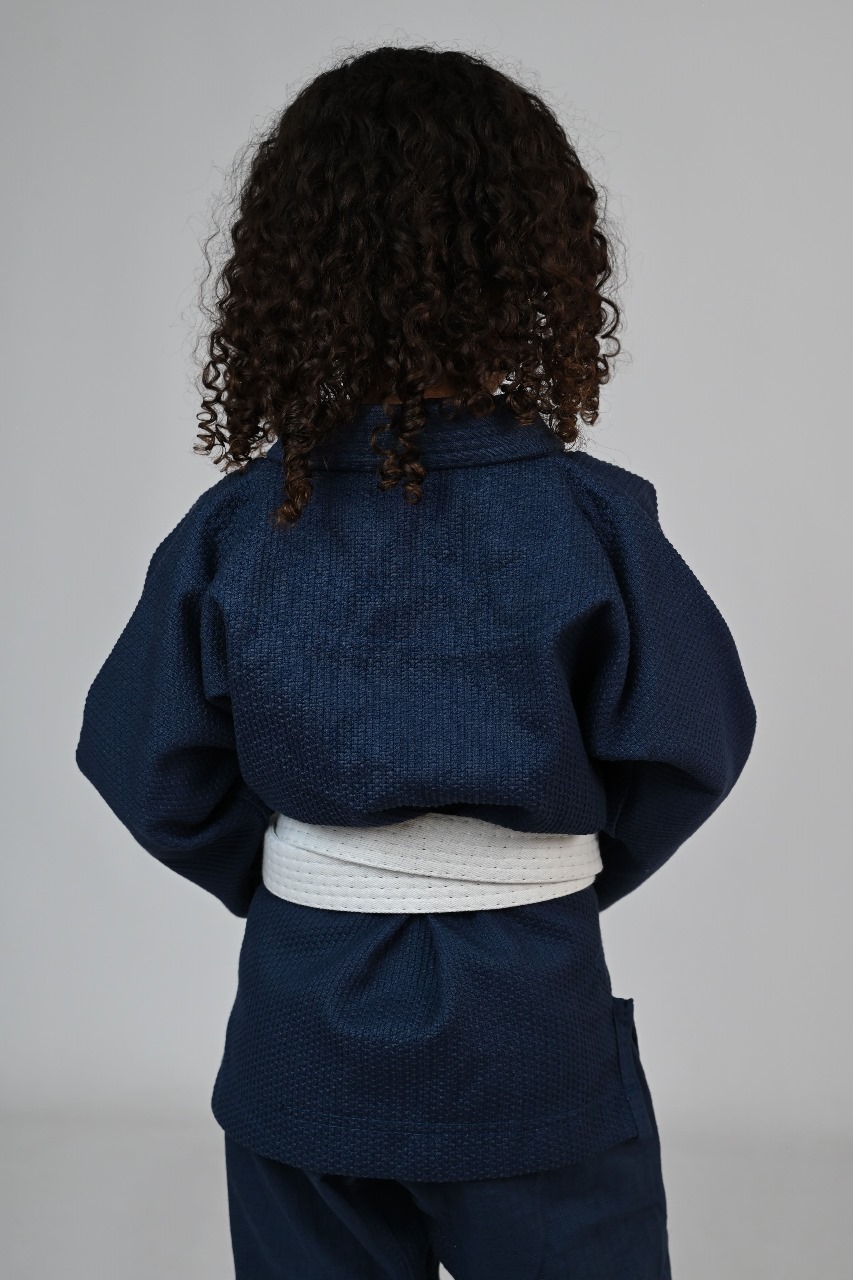 Kimono Feminino MIRIM, 4 e 5 anos. Marinho